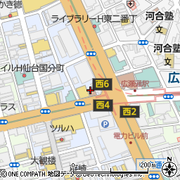 仙台市市民活動サポートセンター　市民活動シアター周辺の地図