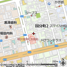 個室×仙台牛専門店 炭火焼肉 泰山 国分町総本店周辺の地図