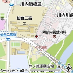 宮城県仙台市青葉区川内大工町11周辺の地図