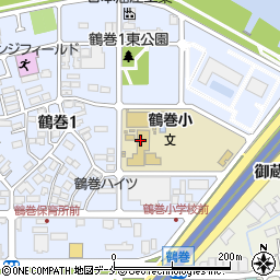 仙台市立鶴巻小学校周辺の地図