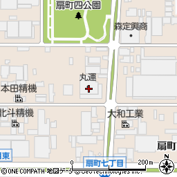 丸運東北支店仙台物流センター周辺の地図