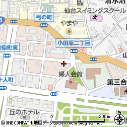 株式会社サンシン仙台営業所周辺の地図
