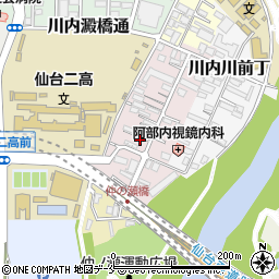 宮城県仙台市青葉区川内大工町26周辺の地図