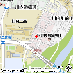 宮城県仙台市青葉区川内大工町25周辺の地図