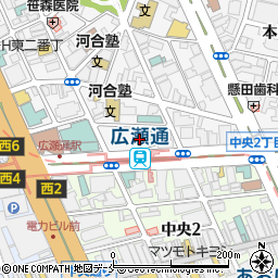 朝日新聞社仙台総局周辺の地図