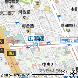 天然温泉杜都の湯御宿野乃仙台周辺の地図