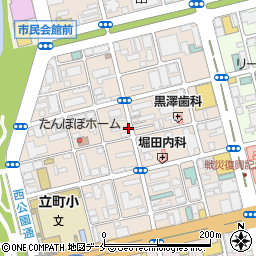 宮城県仙台市青葉区立町周辺の地図