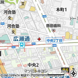 日本盛株式会社仙台支店周辺の地図
