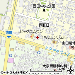 株式会社仏壇の吉運堂　山形店周辺の地図