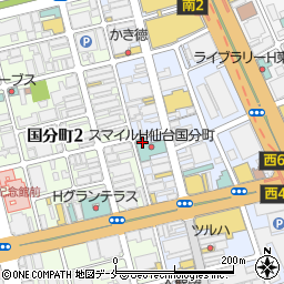 スマイルホテル仙台国分町周辺の地図