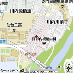 宮城県仙台市青葉区川内大工町38周辺の地図