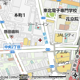 日本製粉株式会社仙台支店　食品営業チーム周辺の地図