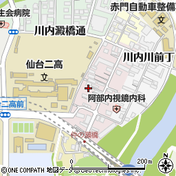 宮城県仙台市青葉区川内大工町39周辺の地図