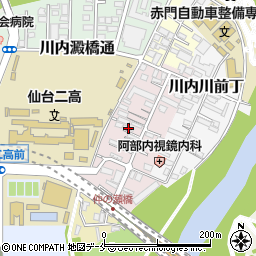 宮城県仙台市青葉区川内大工町40周辺の地図