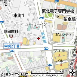 株式会社アイケンジャパン　仙台オフィス周辺の地図