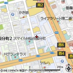 すしざんまい仙台一番町店周辺の地図