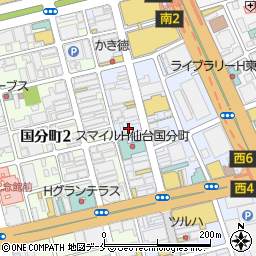 肉×ワイン　イタリアンバル　イチマルニ（いちまるに）仙台国分町店周辺の地図