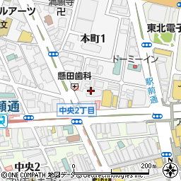 カトリック元寺小路教会周辺の地図