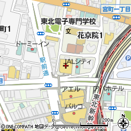 ホテル　モンテ　エルマーナ仙台周辺の地図