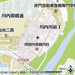 宮城県仙台市青葉区川内大工町46周辺の地図