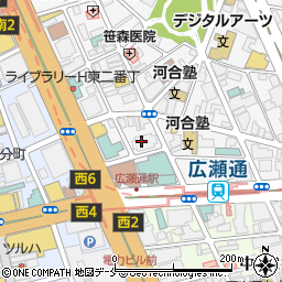 ジャパンローヤルゼリー株式会社　仙台支社周辺の地図