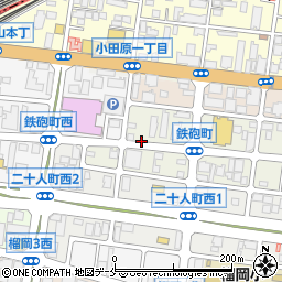 仙台駅東まちづくりパーキング第一【南入口】周辺の地図