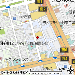 イタリアン・トマトカフェジュニア仙台一番町通り店周辺の地図