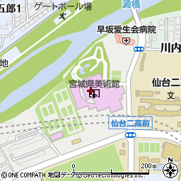 宮城県仙台市青葉区川内元支倉周辺の地図