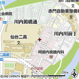 宮城県仙台市青葉区川内大工町52周辺の地図