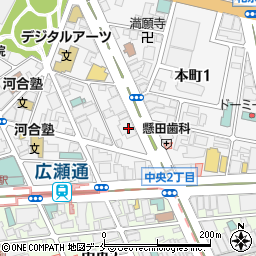 グローバルアイディアル株式会社　仙台オフィス周辺の地図