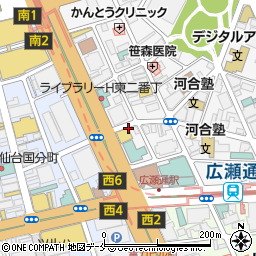 リパーク仙台本町第１０駐車場周辺の地図