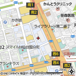 タカラスタンダード株式会社仙台一番町ショールーム周辺の地図