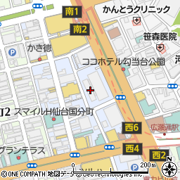 タカラスタンダード株式会社仙台一番町ショールーム周辺の地図