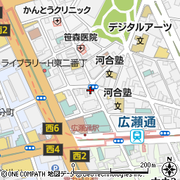 仙台本町ビル周辺の地図