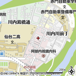 宮城県仙台市青葉区川内大工町53周辺の地図