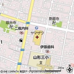 ヤマザワ宮町店周辺の地図