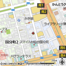 餃子の王将 仙台一番町店周辺の地図