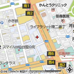 株式会社ショーワグローブ仙台オフィス周辺の地図