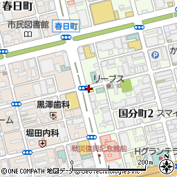 セブンイレブン仙台国分町２丁目店周辺の地図