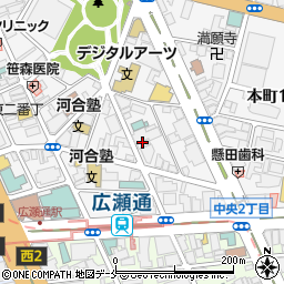 宮城県学校給食パン協同組合周辺の地図