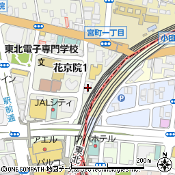 ＪＲ東日本リテールネット仙台支店周辺の地図