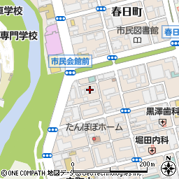 クランズスクエア定禅寺周辺の地図