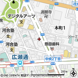 ニッポンレンタカー仙台本町第１営業所周辺の地図
