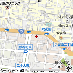 きらやか銀行弓の町支店周辺の地図