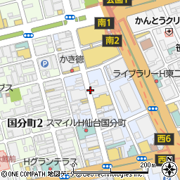 仙台香房・露香周辺の地図