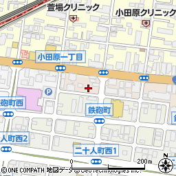 タイムズ仙台小田原広丁駐車場周辺の地図