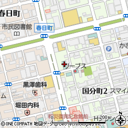 スーパーホテルＰｒｅｍｉｅｒ仙台国分町天然温泉周辺の地図