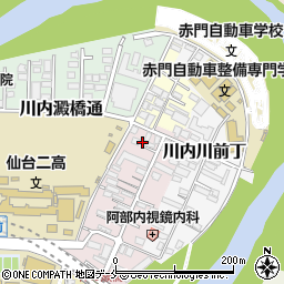 宮城県仙台市青葉区川内大工町70周辺の地図