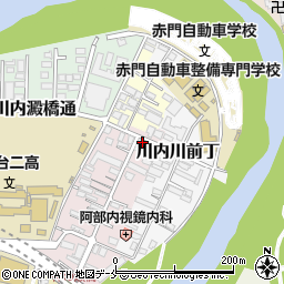 宮城県仙台市青葉区川内大工町77周辺の地図