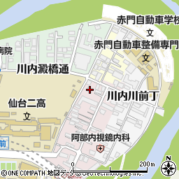 宮城県仙台市青葉区川内大工町73周辺の地図